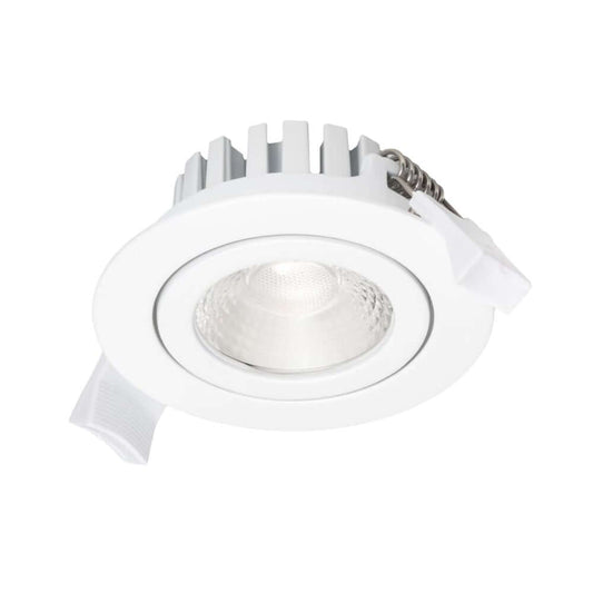 Alasvalo Jupeled FOKUS 10W, Zigbee, 3000K-5700K, Ø90*40mm, valkoinen