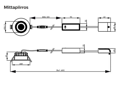 Alasvalo Philips Ledinaire RS071B