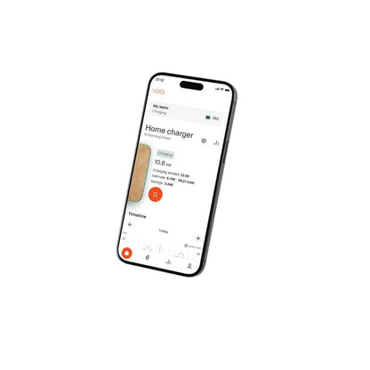 Latausasema VOOL 22kW, kiinteä 6,5m kaapeli, 4G (eSIM), pörssisähkölataus