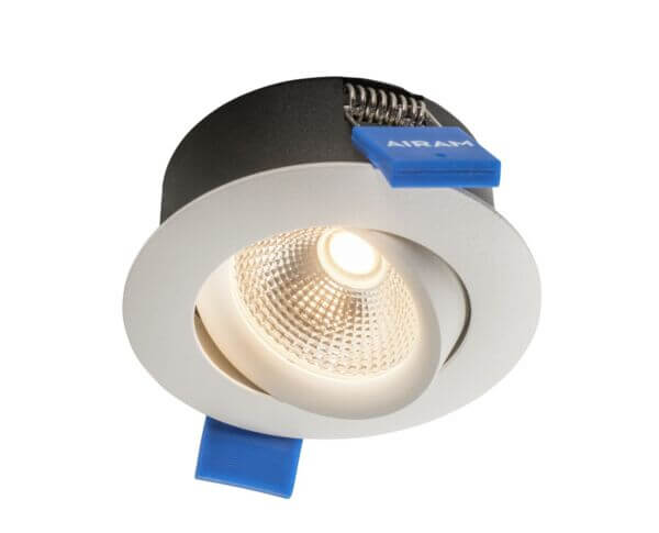 Alasvalo Airam Compact Tilt, 5W, 400lm, IP44, himmennettävä, Ø80*39mm