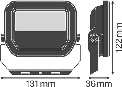 Valonheitin Ledvance Floodlight, 10W, 1200lm, IP65